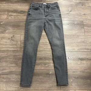 LOFT Charcoal Skinny Jeans